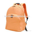 Orange Waterproof plastic cover school backpack